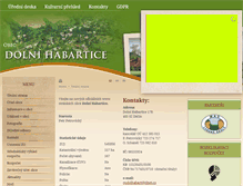 Tablet Screenshot of dolni-habartice.cz